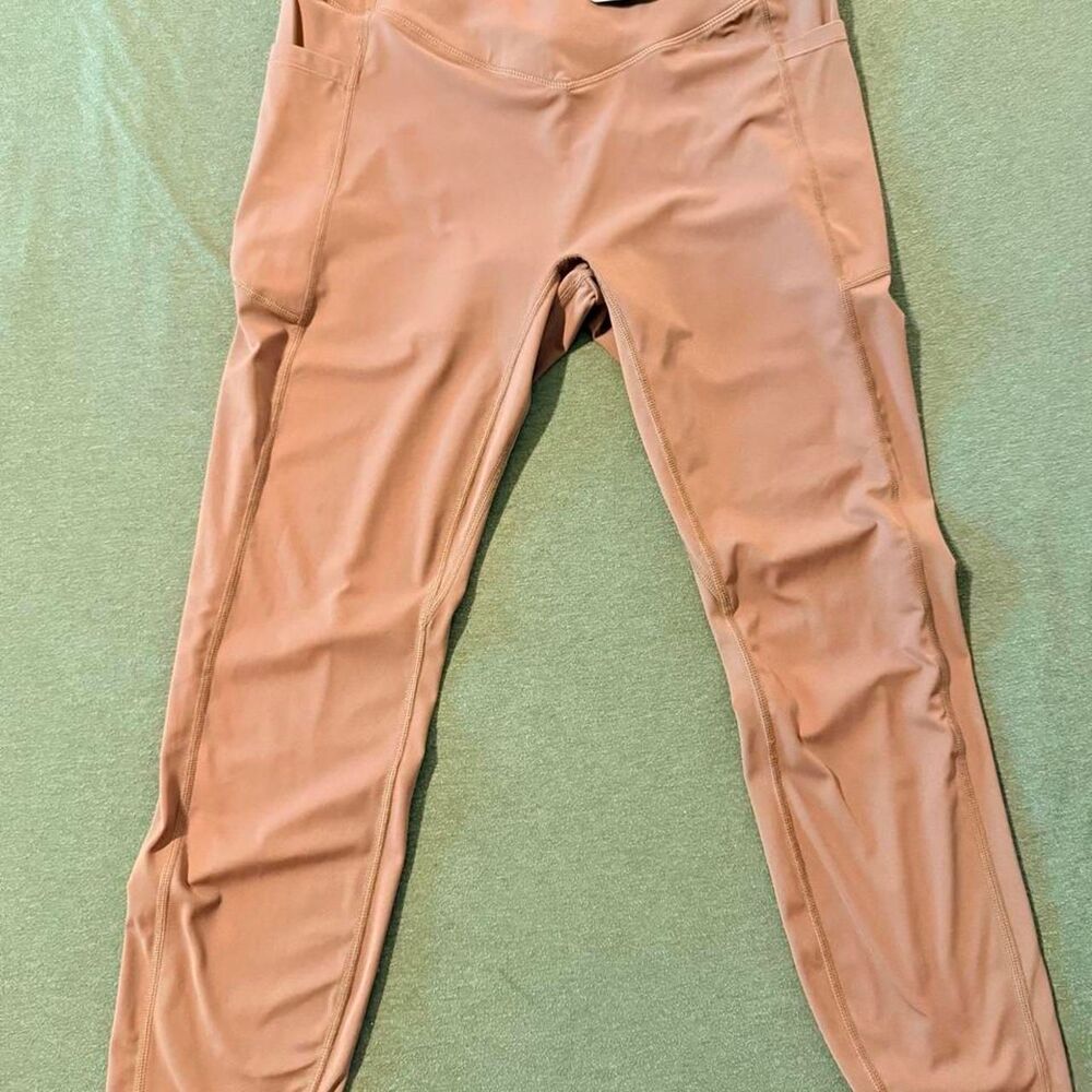 Halara Women's Tan and Pink Leggings